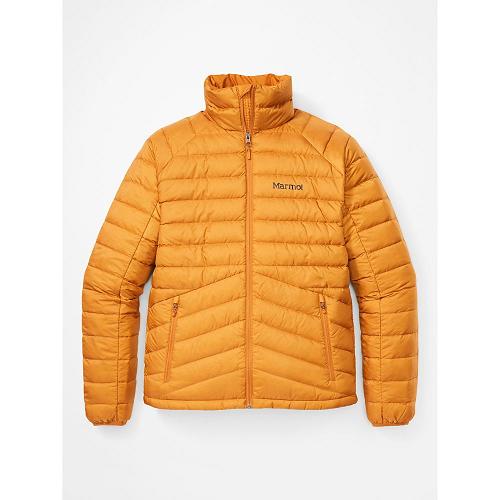 Marmot Highlander Jackets - Mens Down Jacket Yellow CA9025741 Canada